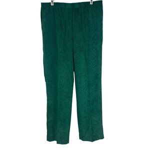 Alfred Dunner Classic Fit Emerald Green Pants Size 12 Traditional Proportioned